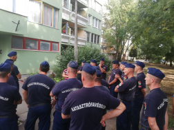 Begyakorló gyakorlat Egerben egy középmagas épületben