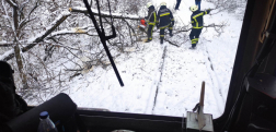 Szilvásváradi ÖTE - Vasúti sínre dőlt fa, veszélyes ágak