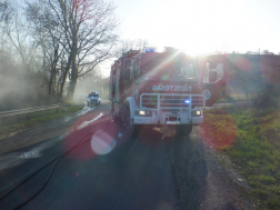 Tűzoltó gépjármű a képen