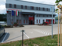 Szépül a Gyöngyösi Katasztrófavédelmi Kirendeltség és Tűzoltóság épületének környezete