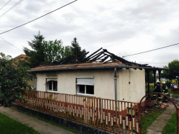A leégett ház