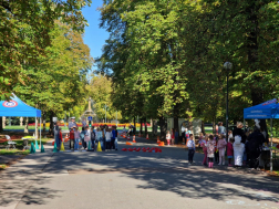 Rendőrök a Népkertben