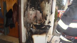 Eloltott, kormolódott rész