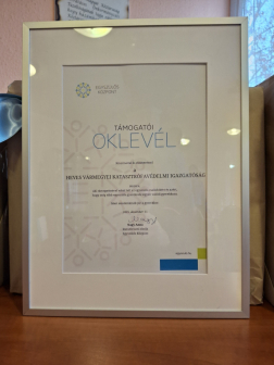 Oklevél a kampányról