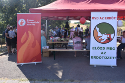 A sátrak a helyszínen