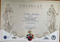 András emléklapja 