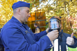 Légzőálarc felvétele