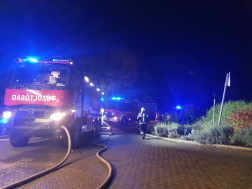 Tűz keletkezett egy üzemben