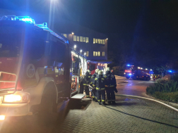 Tűz keletkezett egy üzemben