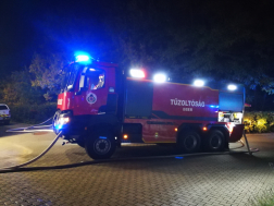 Tűz keletkezett egy üzemben