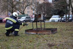 Adveti tűzoltási bemutató Eger