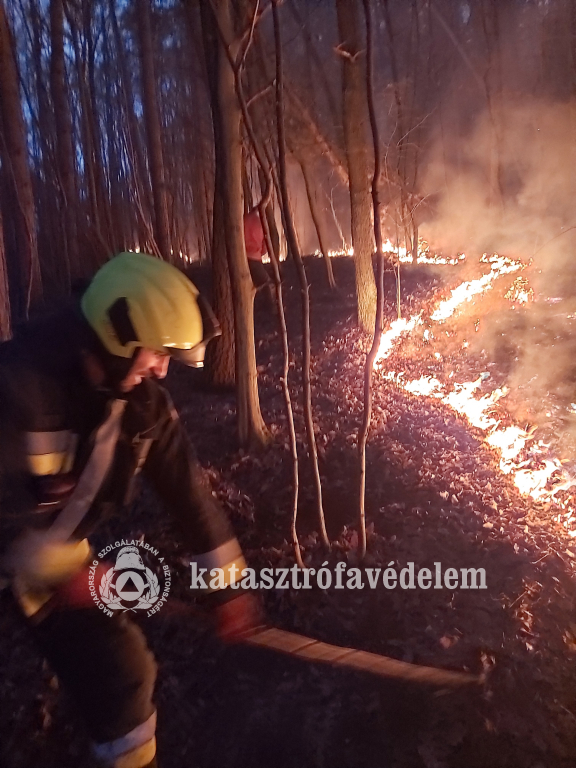 Avartűz oltása Balaton határában